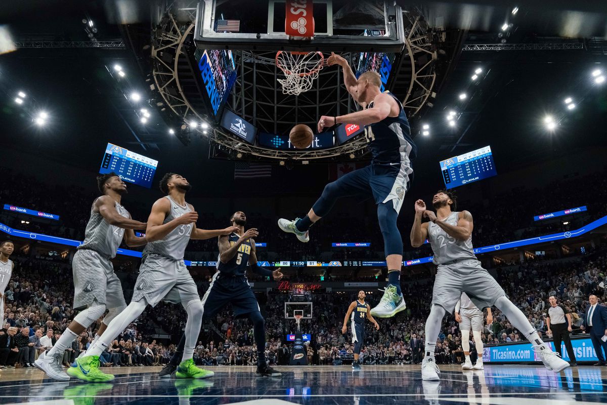NBA: Denver Nuggets at Minnesota Timberwolves