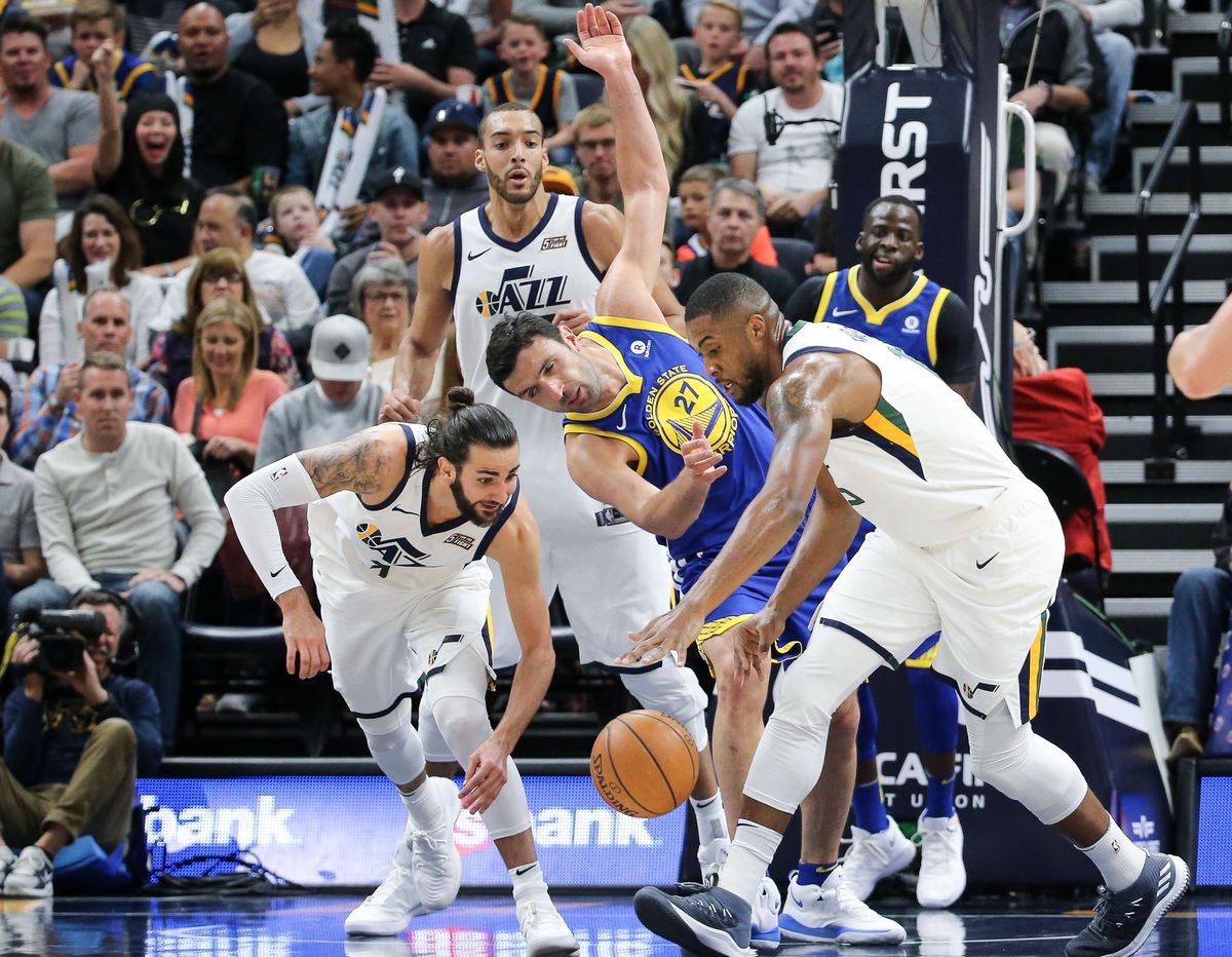 NBA: Golden State Warriors at Utah Jazz