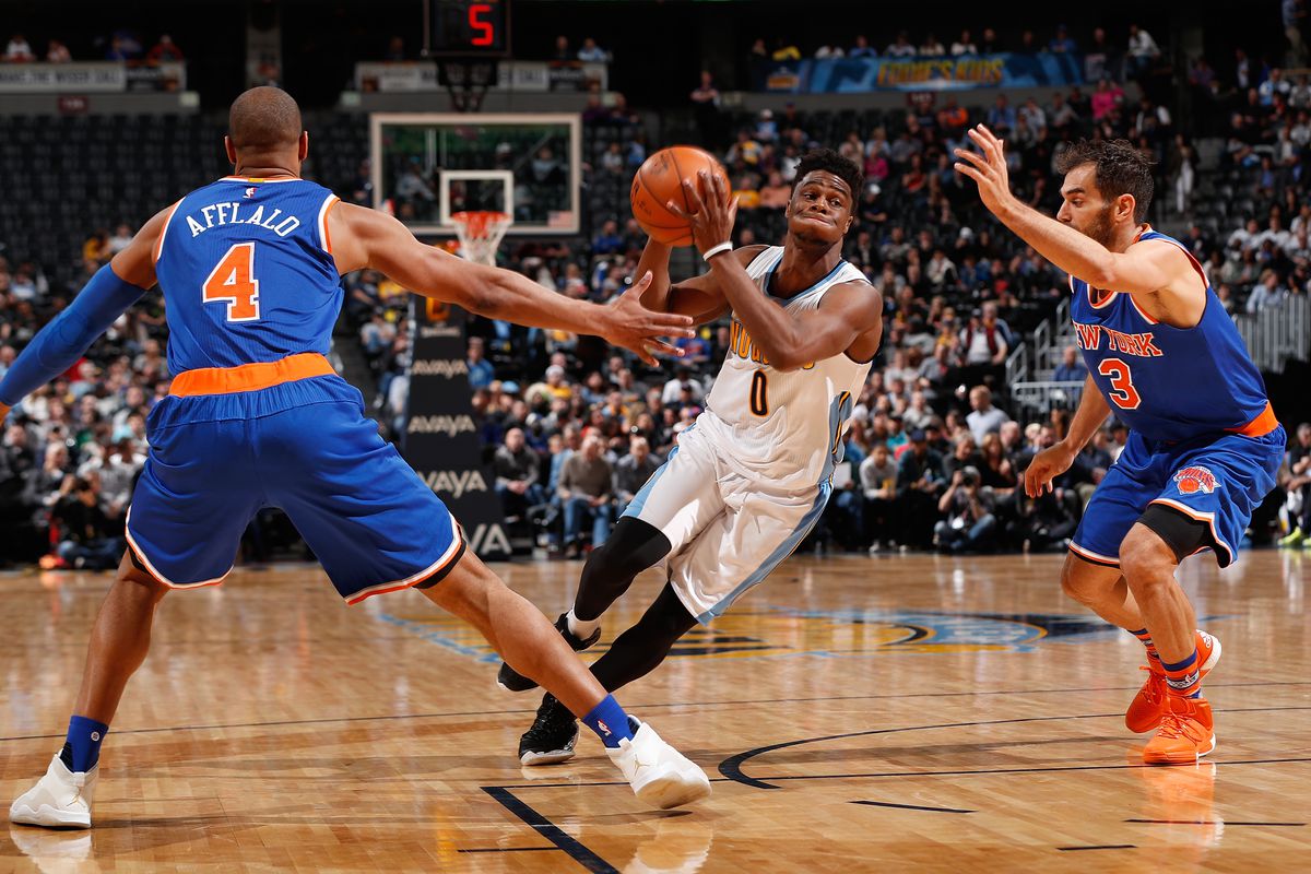 New York Knicks v Denver Nuggets