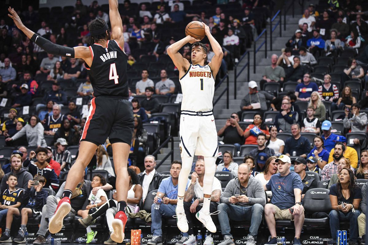 NBA: Preseason-Portland Trail Blazers at Denver Nuggets