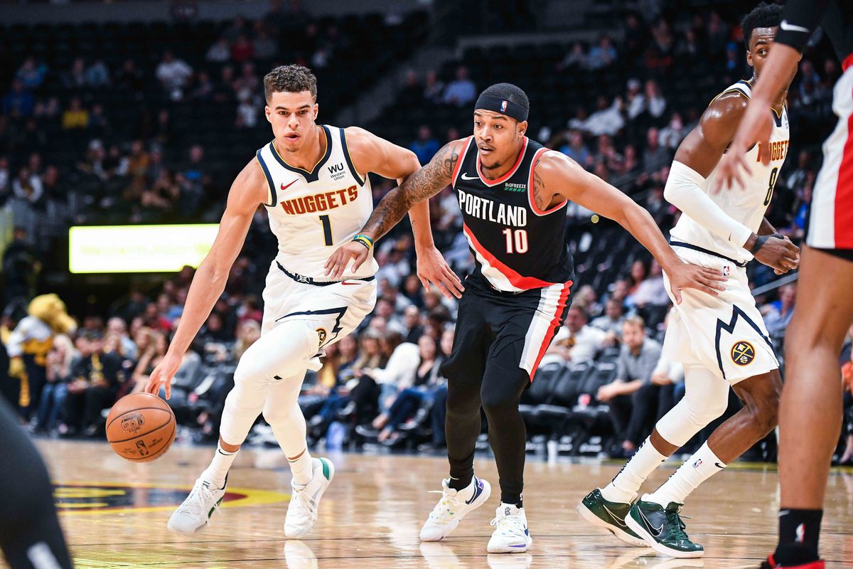 NBA: Preseason-Portland Trail Blazers at Denver Nuggets