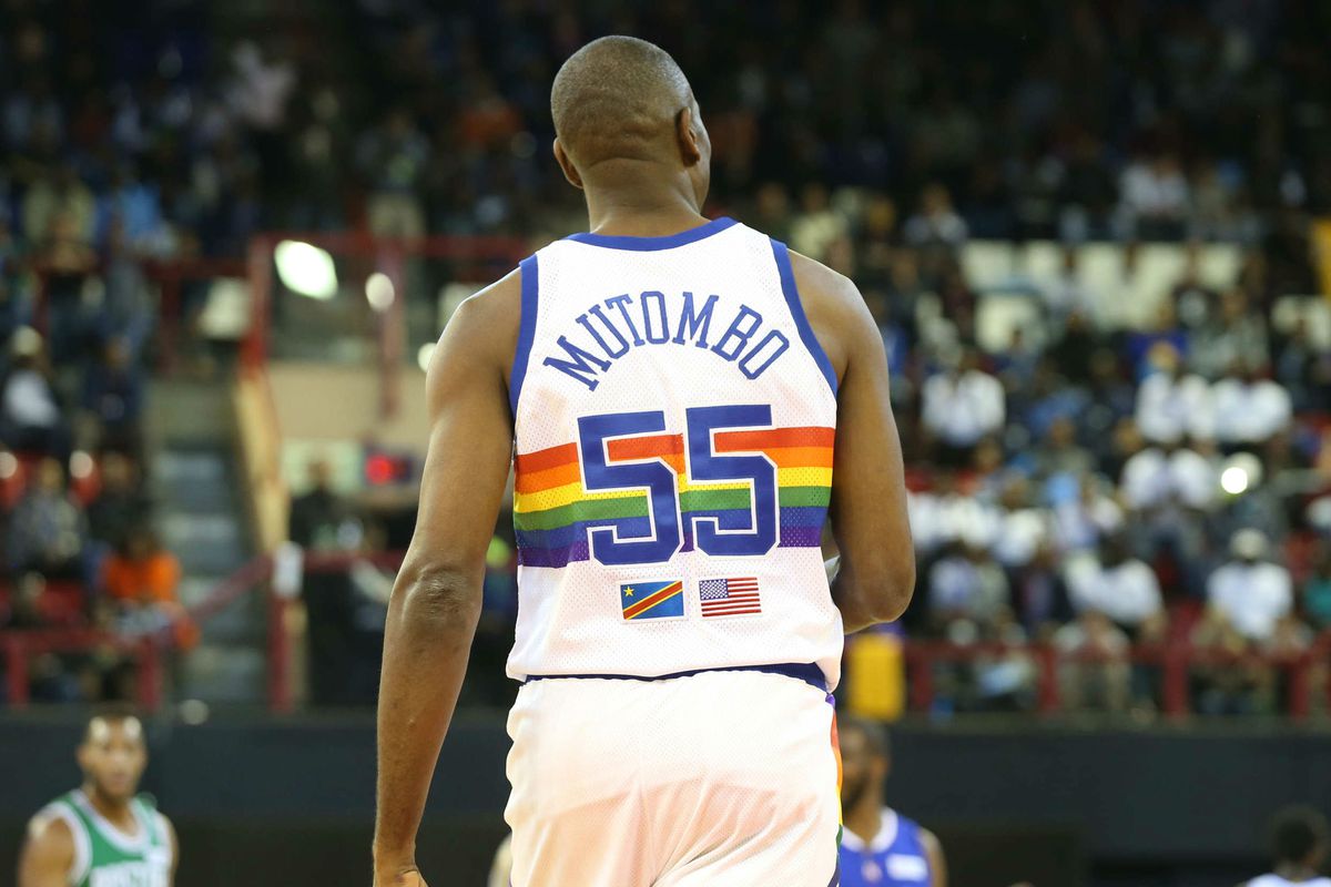 Nuggets to retire Dikembe Mutombo s jersey wear throwback uniforms in his honor Denver Stiffs