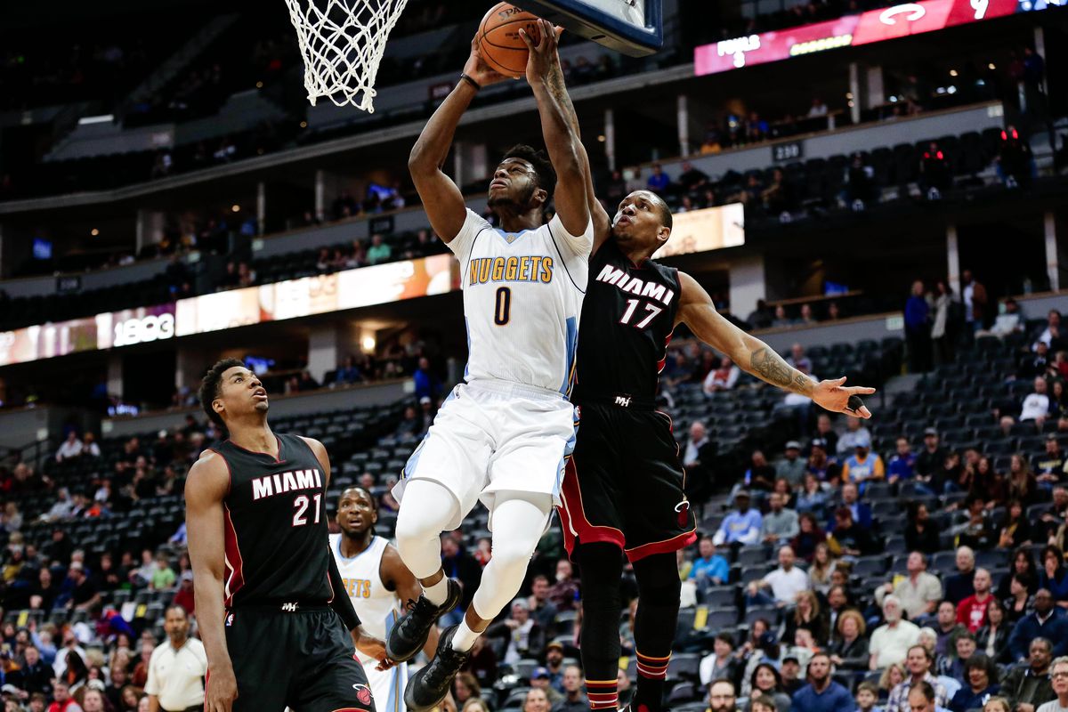 NBA: Miami Heat at Denver Nuggets