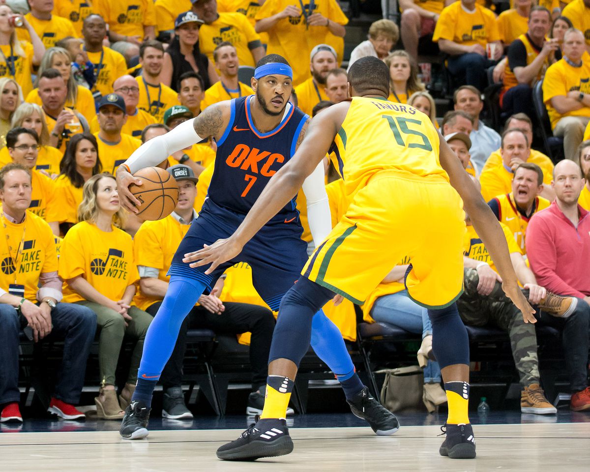 NBA: Playoffs-Oklahoma City Thunder at Utah Jazz