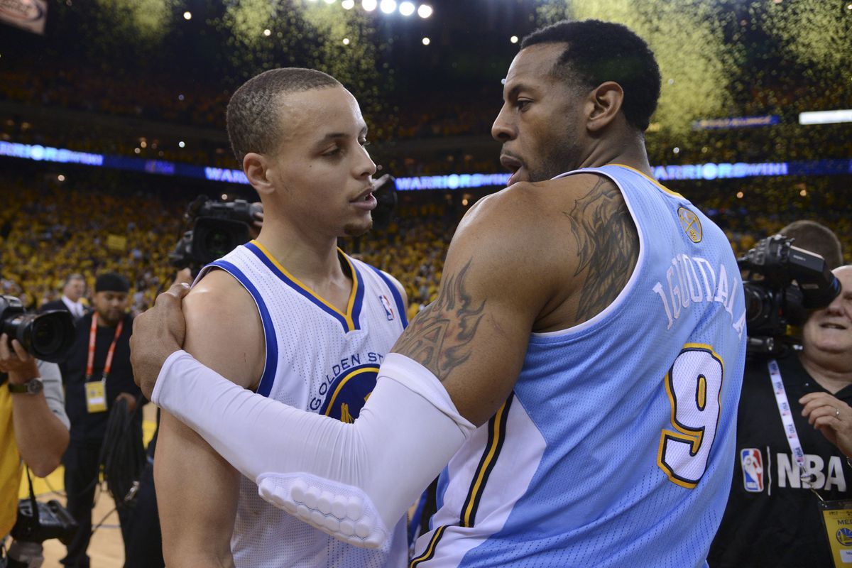 Andre Iguodala and Steph Curry