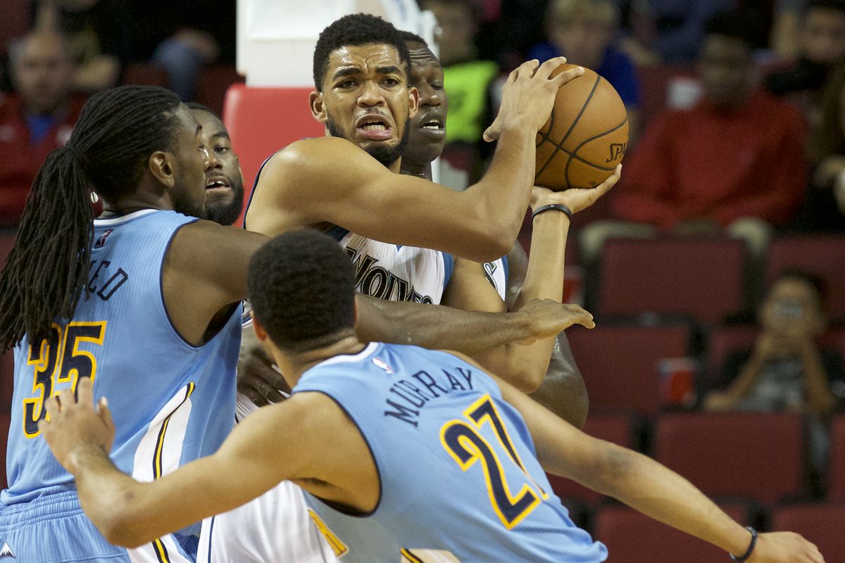 NBA: Preseason-Denver Nuggets at Minnesota Timberwolves
