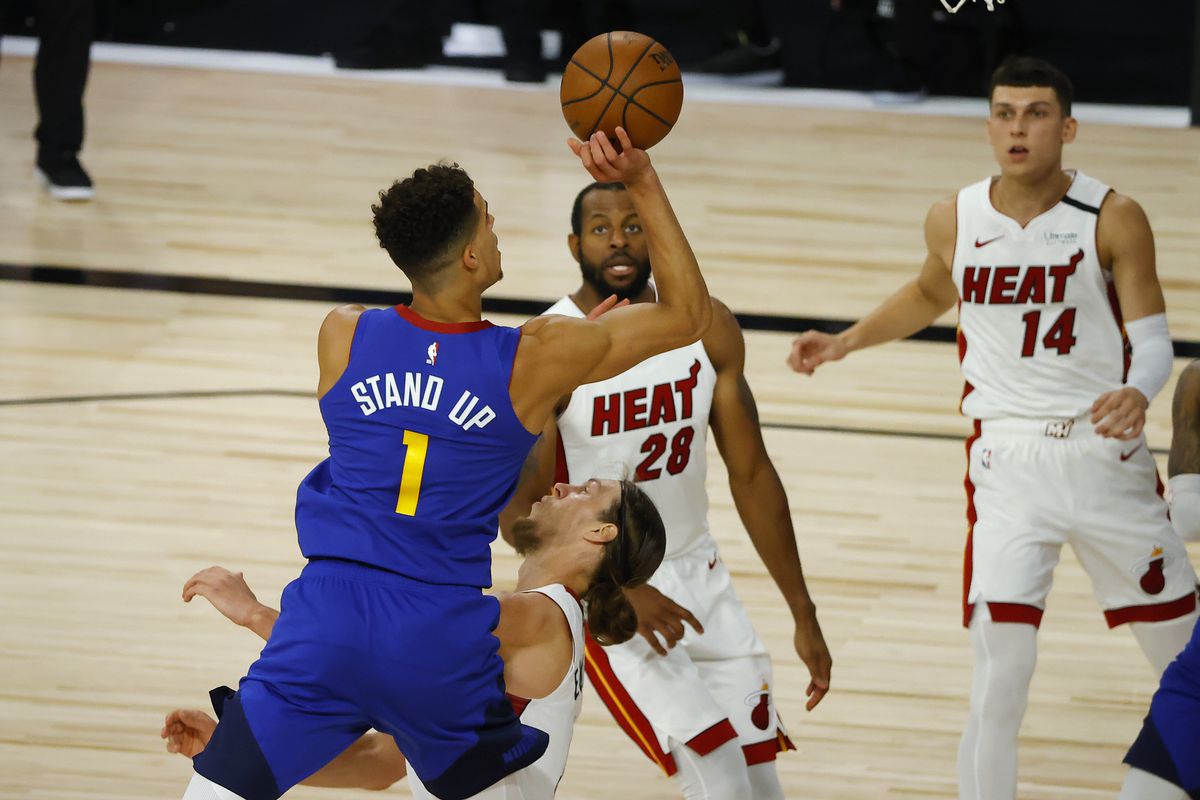 NBA: Miami Heat at Denver Nuggets