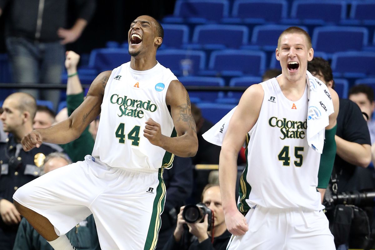 Greg Smith and Colton Iverson teammates at CSU to workout for Nuggets.