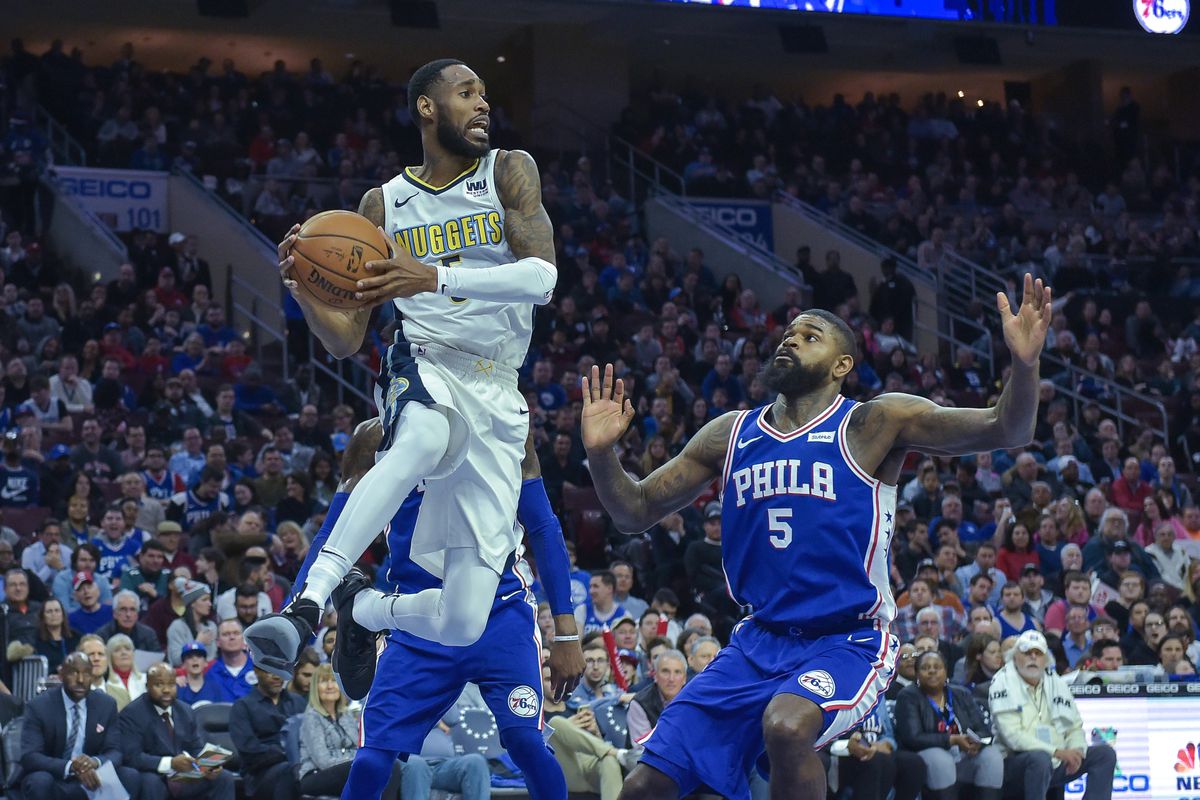 NBA: Denver Nuggets at Philadelphia 76ers