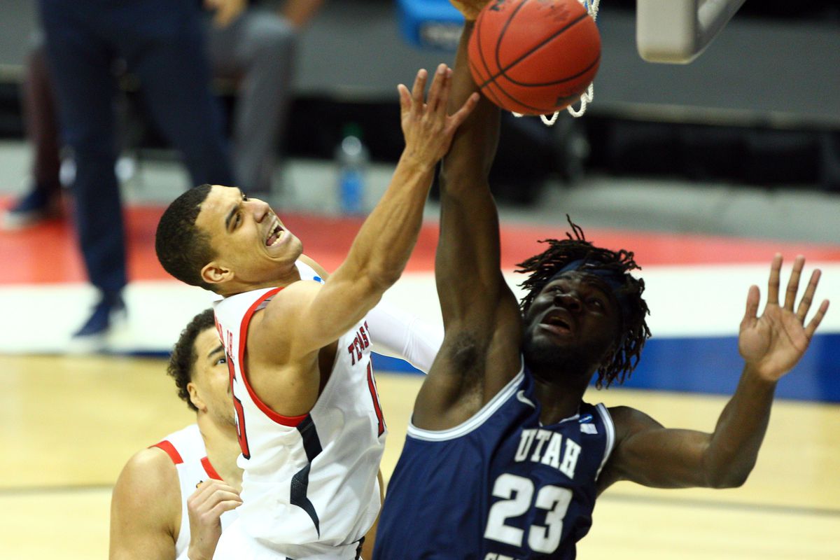 NCAA Basketball: NCAA Tournament-Utah State at Texas Tech